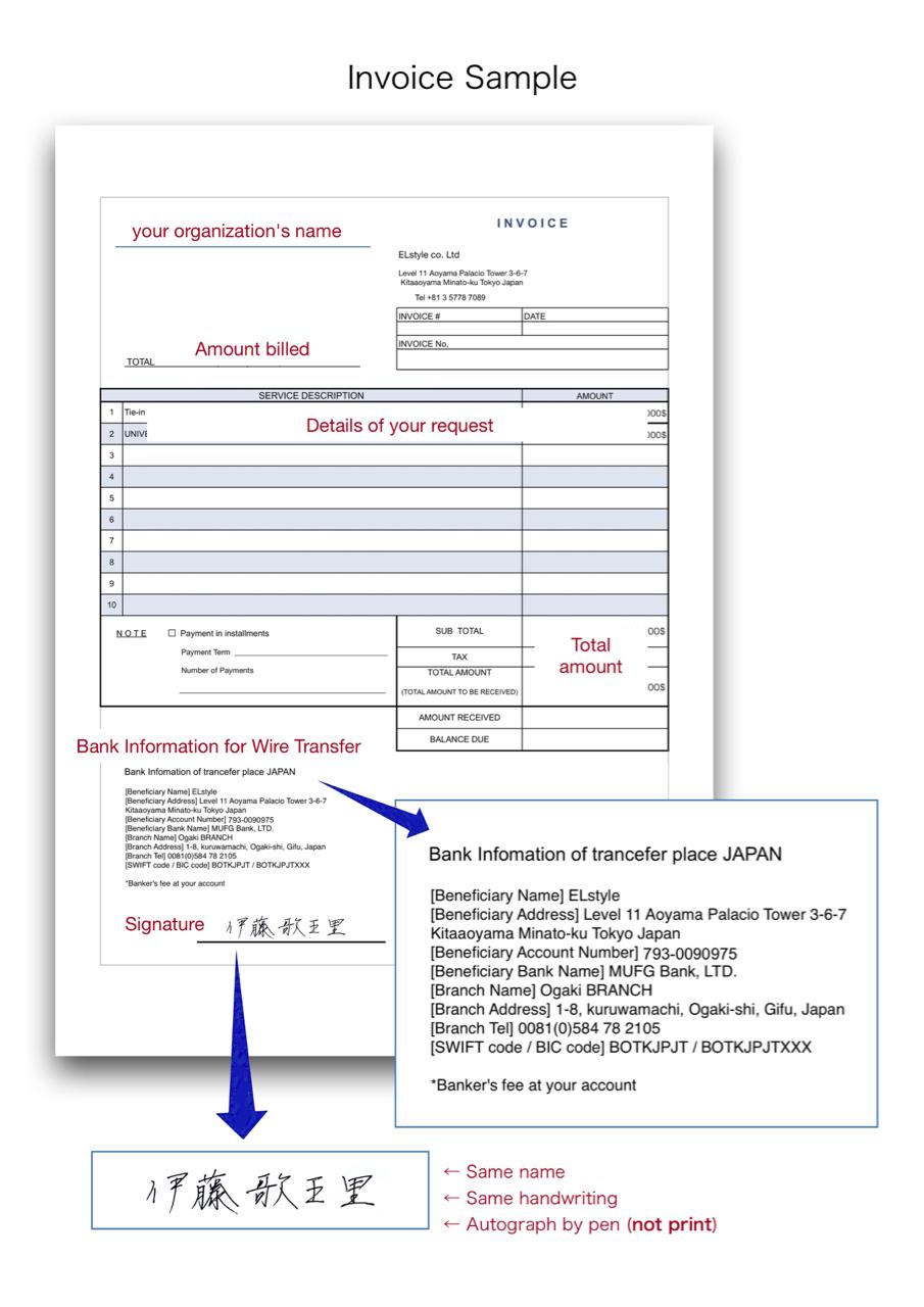 Invoice Sample